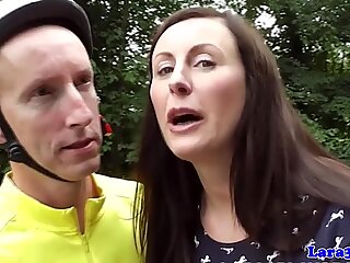 British milf in stockings assfucked