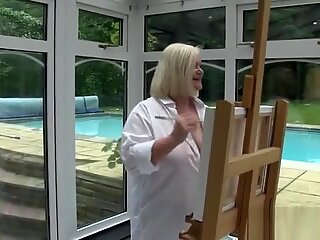 Busty big ass grandma