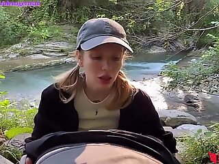 Perfect Girl Sucking Big Dick Until Oral Creampie In The Forest