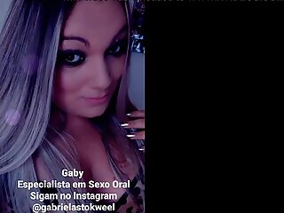 Gozadas na boca da Especialista em Sexo oral - Sigam no Instagram @gabrielastokweel - Agende seu horá_rio comigo pelo whats 1198162-2622