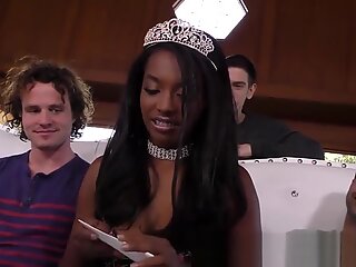 Black cutie group banged