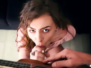 Lad Seduces A Cutie With An Ukulele Into A Hard Fuck - Alex Blake And Tony Rubino